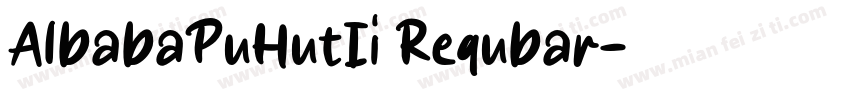 AlbabaPuHutIi Requbar字体转换